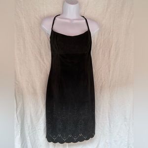 Black Suede Dress